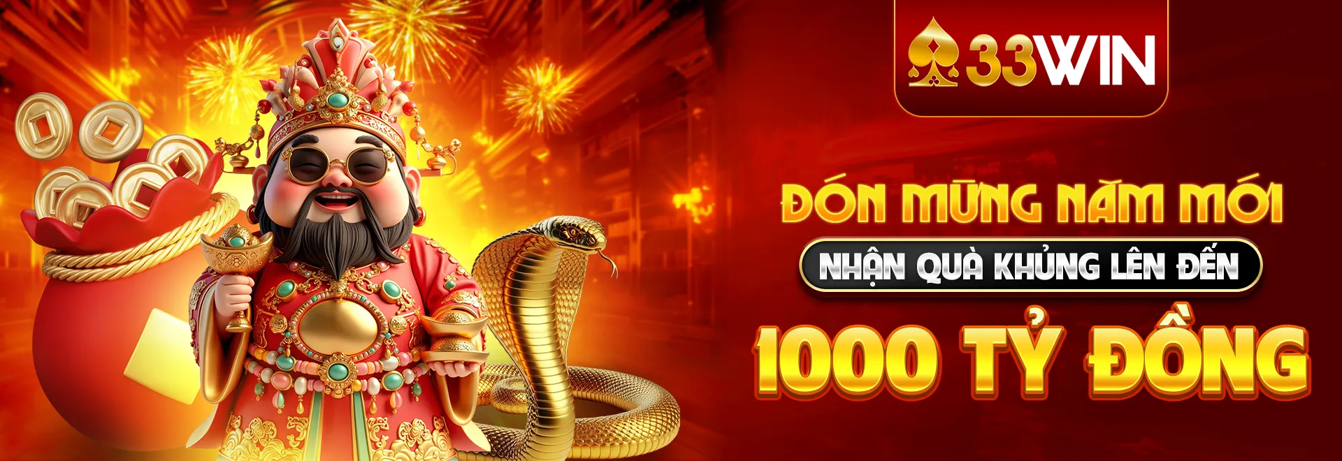 33WIN – Đón mừng năm mới, nhận quà khủng lên đến 1000 tỷ đồng